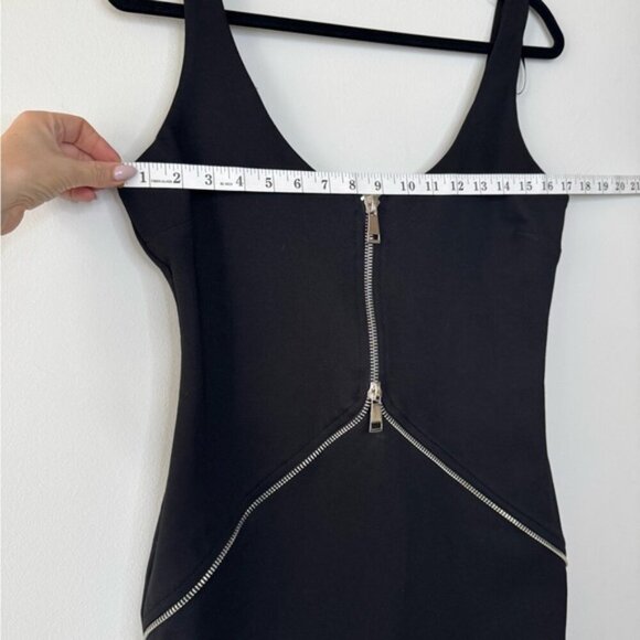 Zara Black Dress with Zipper Accent *NWT* XL - Picture 7 of 16